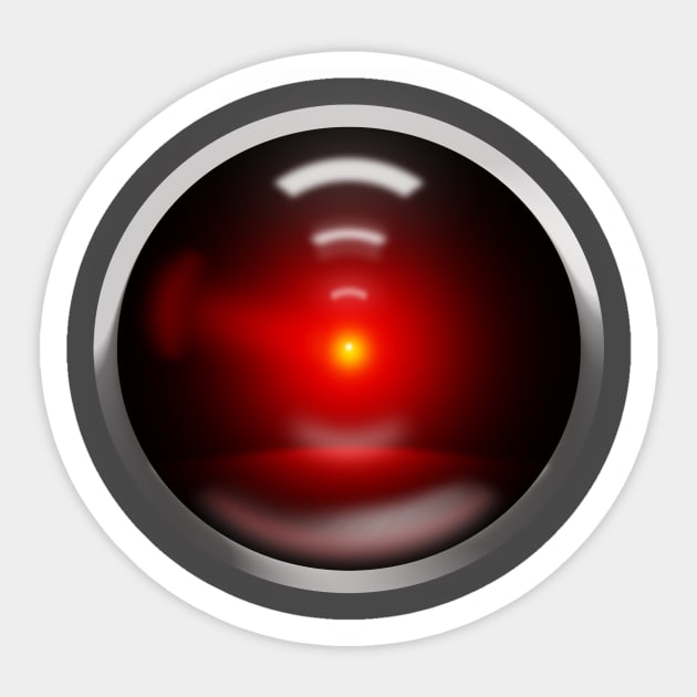 HAL 9000 Sticker by Godot